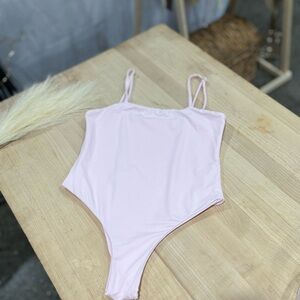 Pink One Piece Swimsuit
